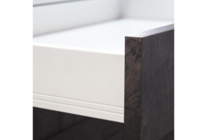 0012-400469 Cajón alto Advanced 500MM H-117 blanco FRENTE SMARTFLOW 1200 ANTRACITA