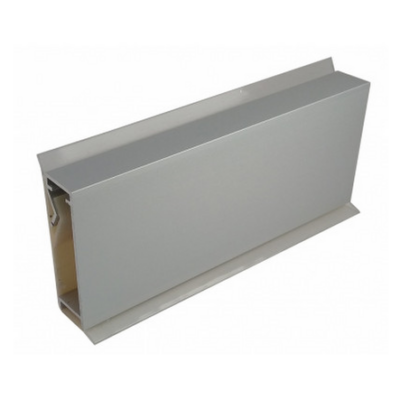 Copete cocina plata recto COPETE PVC ALUMINIO D9