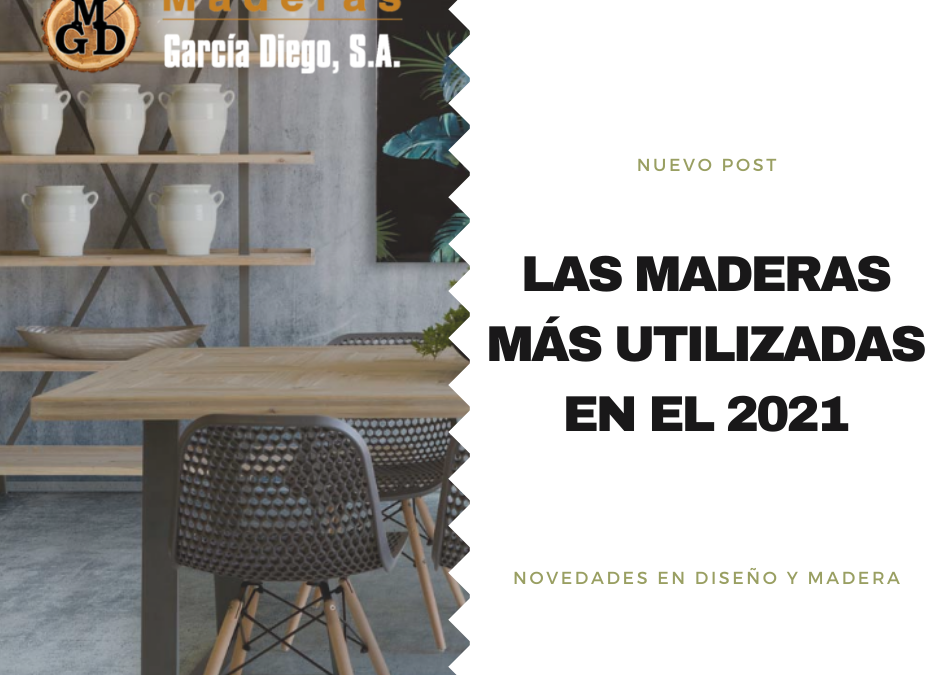 Las maderas más utilizadas en el 2021