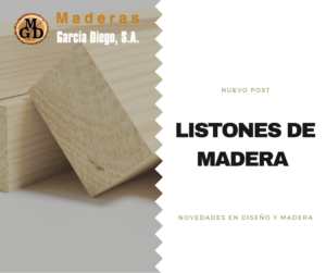 Listones de madera