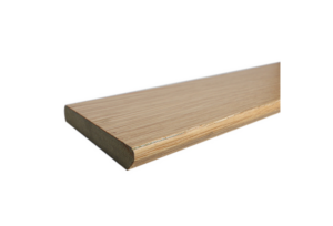 Rodapie DM roble barnizado 250x90x12 RODAPIE RECH ROBLE BARNIZADO HIDROFUGO