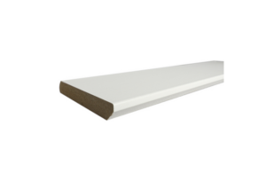 Rodapie lacado 9010 255x90x12 RODAPIE BL9010 HIDROFUGO