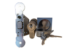 2018 - 790035 Kit cerradura cuadrado 103 llave niquel KIT CERRADURA CON LLAVE 103 NIQUEL CUADRADO