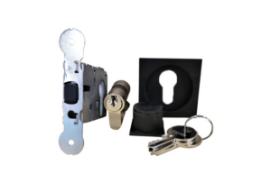 2018 - 790055 Kit cerradura cuadrado 103 llave negro KIT CERRADURA CON LLAVE 103 NEGRO CUADRADO