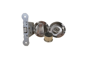 2018 - 790067 Kit cerradura 102 níquel sat KIT CERRADURA SIN LLAVE 102 NIQUEL REDONDO