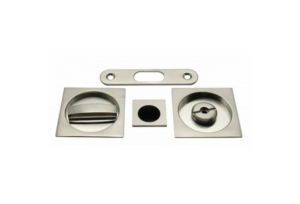 2018-790075 Kit cerradura 101 niquel sat cuadrado KIT CERRADURA SIN LLAVE 101 NIQUEL CUADRADO