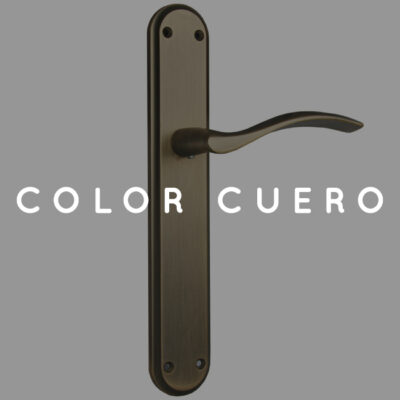 PLACA COLOR CUERO