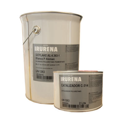 0007 - 000220 Juego laca 4L + catalizador 2L RAL 9010-2 LACA 4L + CATALIZADOR 2L RAL9010