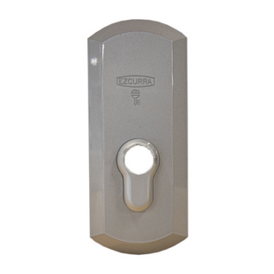 2003 - 850058 Escudo seguridad Ezcurra cromo ESCUDO SEGURIDAD EZCURRA CROMO 130X55