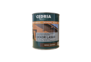 2204 - 860118 Cedria dekor lasur nogal sat CEDRIA DEKOR LASUR NOGAL SAT. 750ML