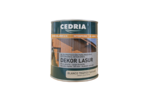 2204 - 860124 Cedria dekor lasur blanco tráfico sat CEDRIA DEKOR LASUR BLANCO TRAFICO SAT. 750ML