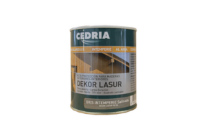 2204 - 860125 Cedria dekor lasur gris intemperie sat CEDRIA DEKOR LASUR GRIS INTEMPERIE SAT. 4L