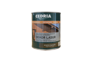 2204 - 860193 Cedria dekor lasur acacia sat CEDRIA DEKOR LASUR ACACIA SAT. 750ML