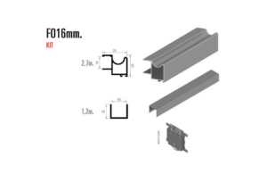 1901-1901G01 kit perfil fo16 colores G-KIT PERFIL FO16 COLORES