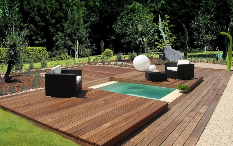 Construcción de cubiertas con madera de pino