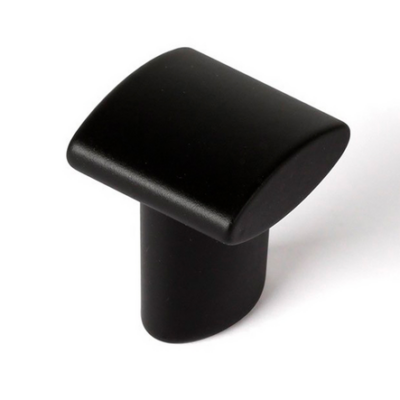 Pomo contemporáneo negro mate 896 POMO REF.896 20MM NEGRO MATE