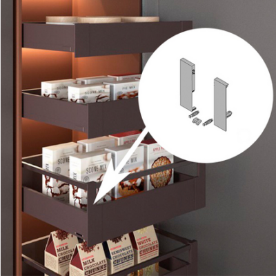 0012 - 400437 Juego frontal gaveta int antracita JUEGO FRONTAL GAVETA INT ANTRACITA