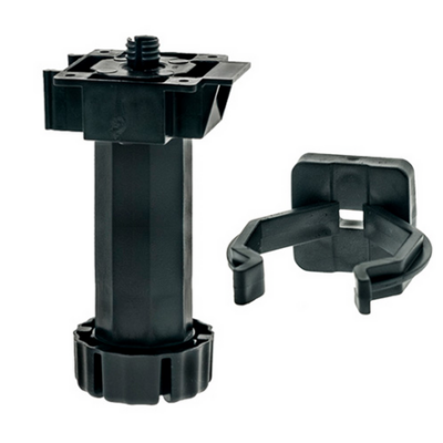 0013-000164 Pata Cocina PATA COCINA NEGRA CON REFUERZO 10CM