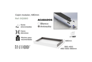 203020155-art CAJON BAJO NOBATECH 400MM H-80 ANTRACITA