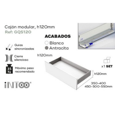 set-cajon-modular-slim-h120-350mm-blanco-20667-nobatech CAJON MEDIO NOBATECH 300MM H-120 ANTRACITA